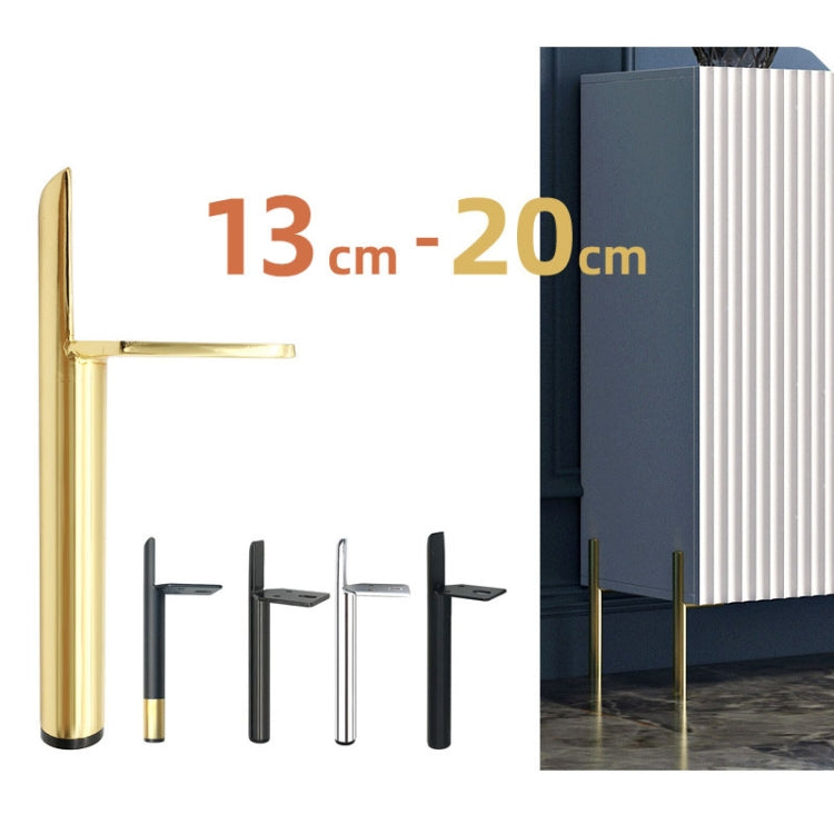LH-D012-01 Cylindrical Metal Furniture Support Legs, Height: 20cm(Black Gold) - free shipping - PMC TechLife - Order now!