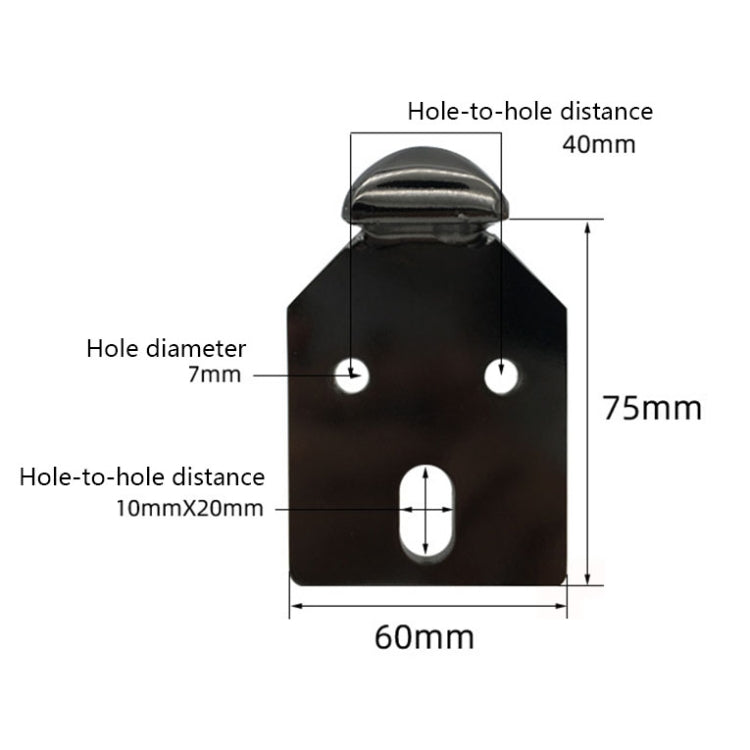 LH-D012-01 Cylindrical Metal Furniture Support Legs, Height: 20cm(Black Gold) - free shipping - PMC Jewellery - Order now!