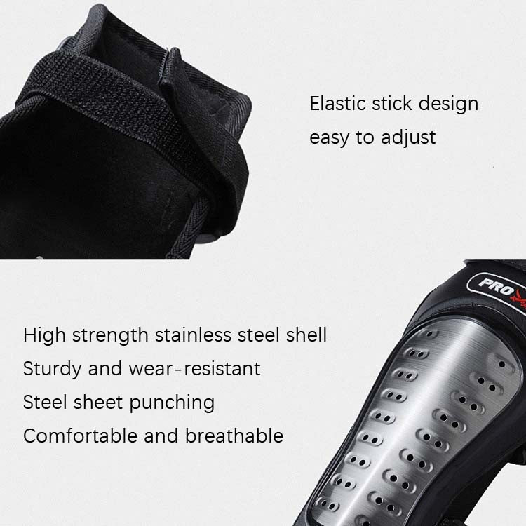 PRO-BIKER RH-1010 Motorcycle Keep Warm Anti-Fall Stainless Steel Protective Gear(Knee Pads + Elbow Pads) - Protective Gear by PMC TechLife | Online Shopping South Africa | PMC TechLife | Buy Now Pay Later Mobicred