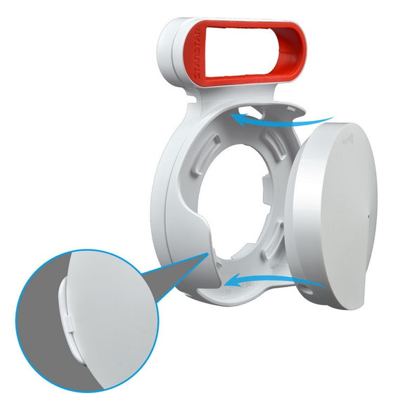 Router Wall Mount Bracket for TP-LINK DECO M5, Specification: For US Plug(Blue)