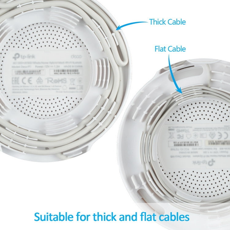 Router Wall Mount Bracket for TP-LINK DECO M5, Specification: For US Plug(White) - Other Accessories by PMC TechLife | Online Shopping South Africa | PMC TechLife | Buy Now Pay Later Mobicred