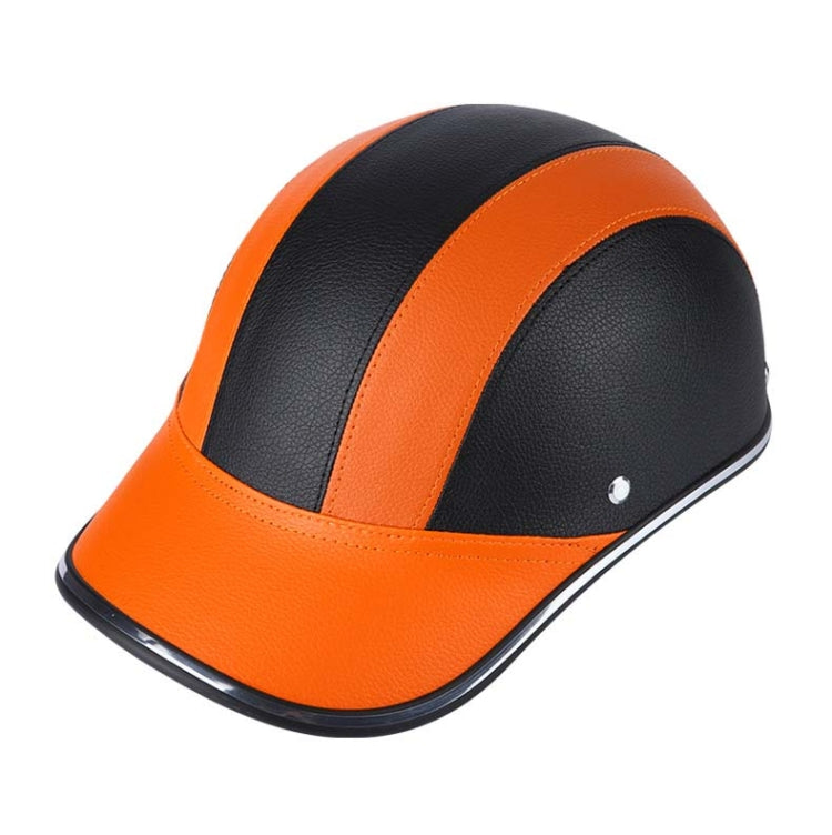 BSDDP A0322 Summer Half Helmet Lightweight Safety Helmet(Orange) - Protective Helmet & Masks by BSDDP | Online Shopping South Africa | PMC Jewellery | Buy Now Pay Later Mobicred