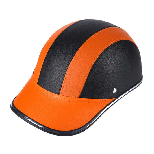 BSDDP A0322 Summer Half Helmet Lightweight Safety Helmet(Orange) - Protective Helmet & Masks by BSDDP | Online Shopping South Africa | PMC Jewellery | Buy Now Pay Later Mobicred