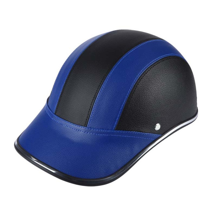 BSDDP A0322 Summer Half Helmet Lightweight Safety Helmet(Blue) - Protective Helmet & Masks by BSDDP | Online Shopping South Africa | PMC TechLife | Buy Now Pay Later Mobicred