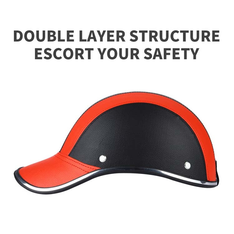 BSDDP A0322 Summer Half Helmet Lightweight Safety Helmet(Red) - free shipping - PMc TechLife - Order now!