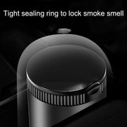 LED Car Ashtray With Cover(Black)