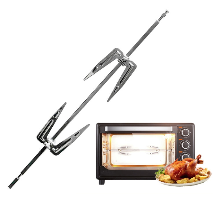 Stainless Steel Roast Chicken Skewer Cook Oven BBQ Grilled Fork - free shipping - PMC TechLife - Order now!