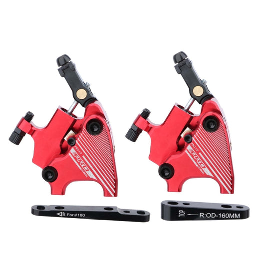 1 Pair IIIPRO Flat Mount Road Calipers Bilateral Brakes(Red) - free shipping - PMC Jewellery - Order now!