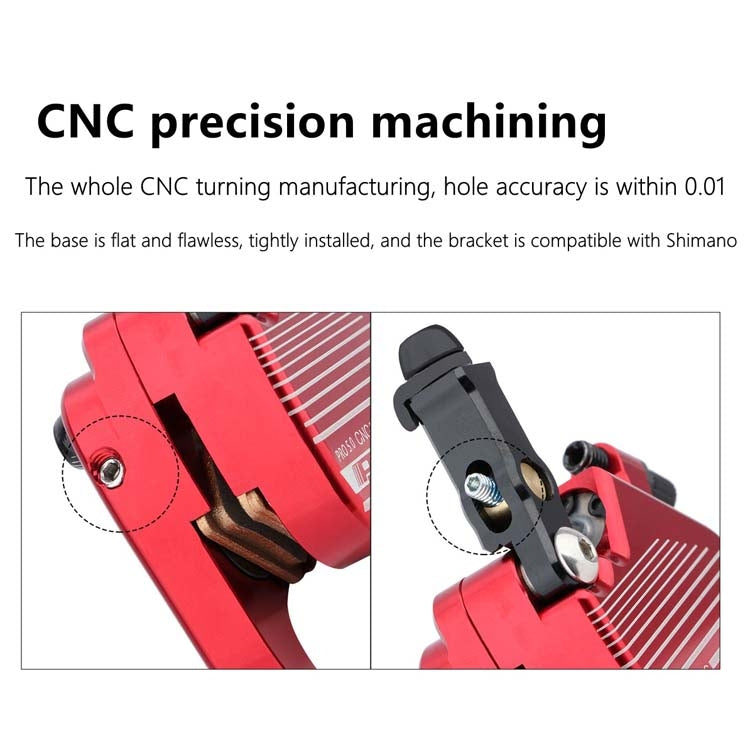 1 Pair IIIPRO Flat Mount Road Calipers Bilateral Brakes(Red) - free shipping - PMC Jewellery - Order now!