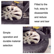 2pcs Flat Tire Labor-Saving Beading Rod(Black)