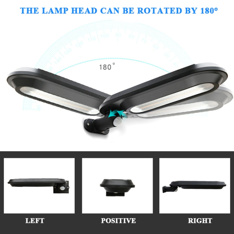 DS018 Solar Wall Lamp Outdoor Garden Induction Street Light(Black Shell Warm Light) - Street Lights by PMc TechLife | Online Shopping South Africa | PMc TechLife | Buy Now Pay Later Mobicred