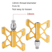 LP LitePro K5 Folding Bkie Aluminum Alloy Bearin Pedals(Black)
