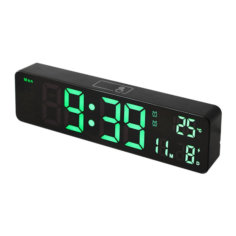 6625D LED Digital Alarm Clock Luminous Desktop Timer Temperature Display Alarm Clock( Black Shell Green Light) - Alarm Clocks by PMc TechLife | Online Shopping South Africa | PMc TechLife | Buy Now Pay Later Mobicred