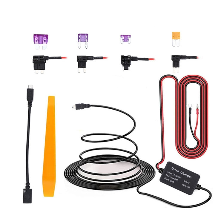C301 12V to 5V Car ACC Takes Electricity Buck Cables, Model: Buckle + 4 x Take Appliance - Cables & Connectors by PMC TechLife | Online Shopping South Africa | PMC TechLife | Buy Now Pay Later Mobicred