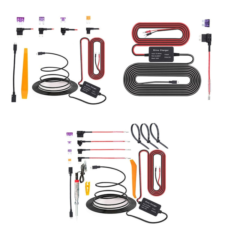 C301 12V to 5V Car ACC Takes Electricity Buck Cables, Model: Buckle + 4 x Take Appliance - Cables & Connectors by PMC TechLife | Online Shopping South Africa | PMC TechLife | Buy Now Pay Later Mobicred