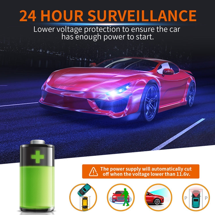 C301 12V to 5V Car ACC Takes Electricity Buck Cables, Model: Buckle + 4 x Take Appliance