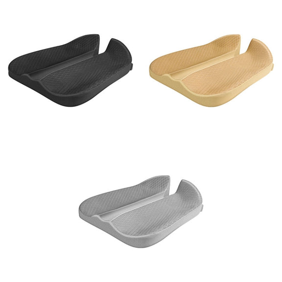 QFC060 V-shaped Car Memory Foam Non-slip Seat Cushion(Grey)