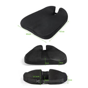 QFC060 V-shaped Car Memory Foam Non-slip Seat Cushion(Grey)