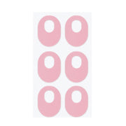 Latex Anti-Wear Callus Protection Sticker(Pink Elliptical)