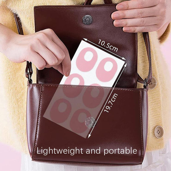 Latex Anti-Wear Callus Protection Sticker(Pink Elliptical)