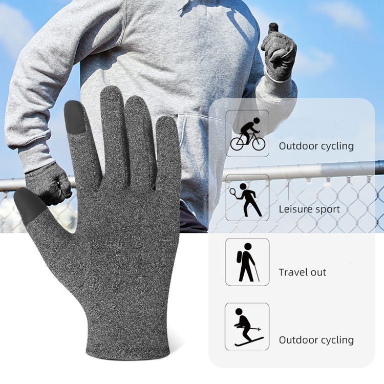 Sports Fitness Training Joint Protection Warm Gloves, Size: M(Grey) - Safety Gloves by PMC TechLife | Online Shopping South Africa | PMC TechLife | Buy Now Pay Later Mobicred