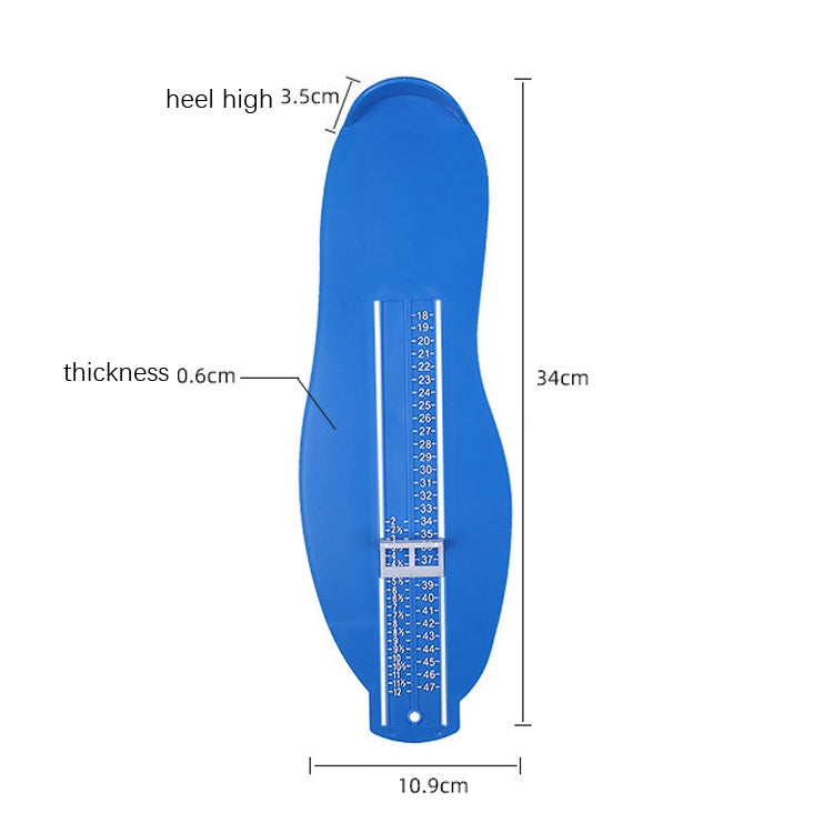 Adult Foot Gauge Universal Measuring Instrument(Blue) - free shipping - PMC TechLife - Order now!