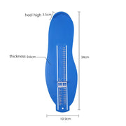 Adult Foot Gauge Universal Measuring Instrument(Blue)