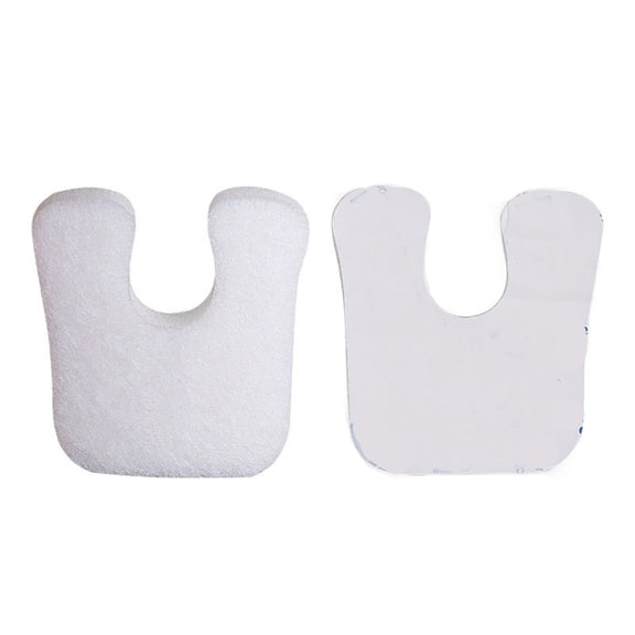 U-Type Sheep Felt Hairy Function Stickers(White)
