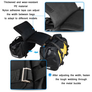 AFISHTOUR FM2021 Large Capacity Water-resistant Motorcycle Rear Seat Bag, Color: Black