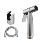 304 Stainless Steel Washer Nozzle Female Washer Set, Style: Female Washer + Hose + Bracket