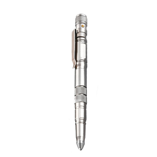 P08 Outdoor LED With Flashing Tungsten Steel Window Breaking Self-Defense Pen(Gold) - Self-defense Protection by PMC Jewellery | Online Shopping South Africa | PMC Jewellery | Buy Now Pay Later Mobicred