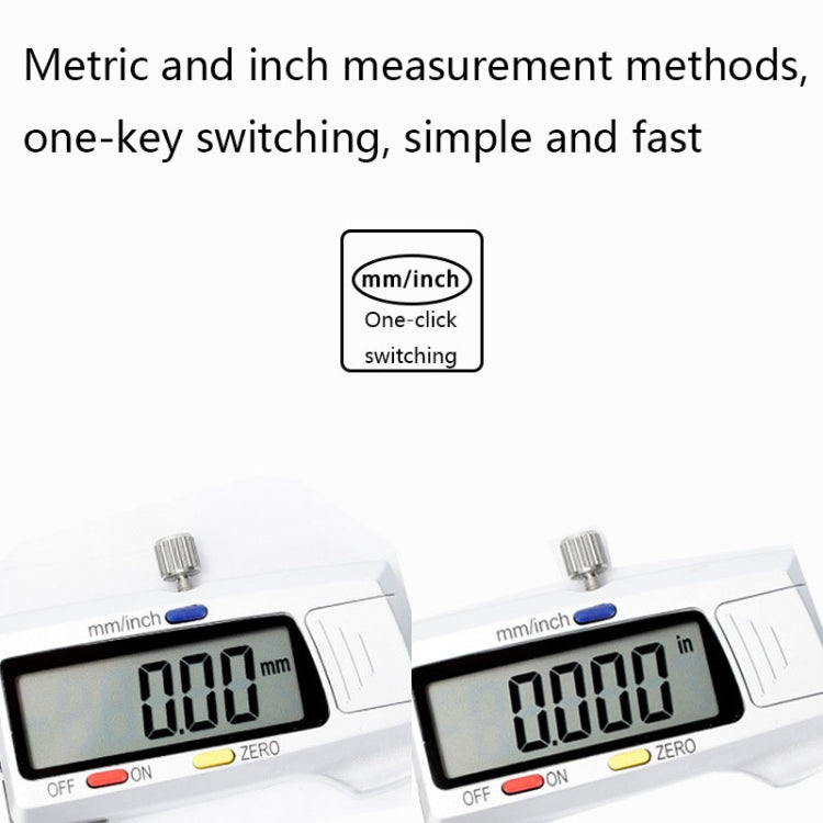 JS-04 Stainless Steel Electronic Digital Caliper, Specification: 0-150mm