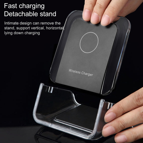 A9191 10W 3 in 1 Multifunctional Vertical Wireless Charger(Black)