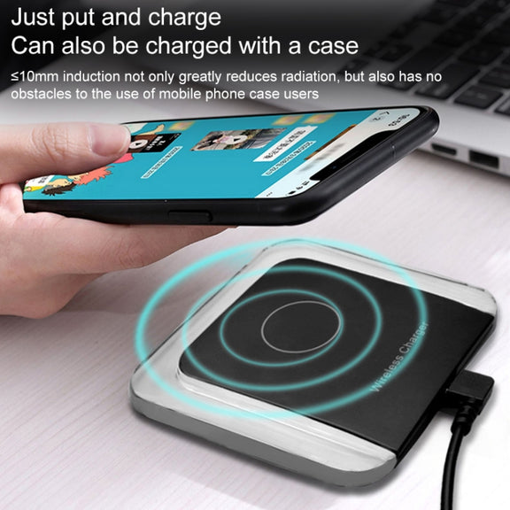A9191 10W 3 in 1 Multifunctional Vertical Wireless Charger(Black)