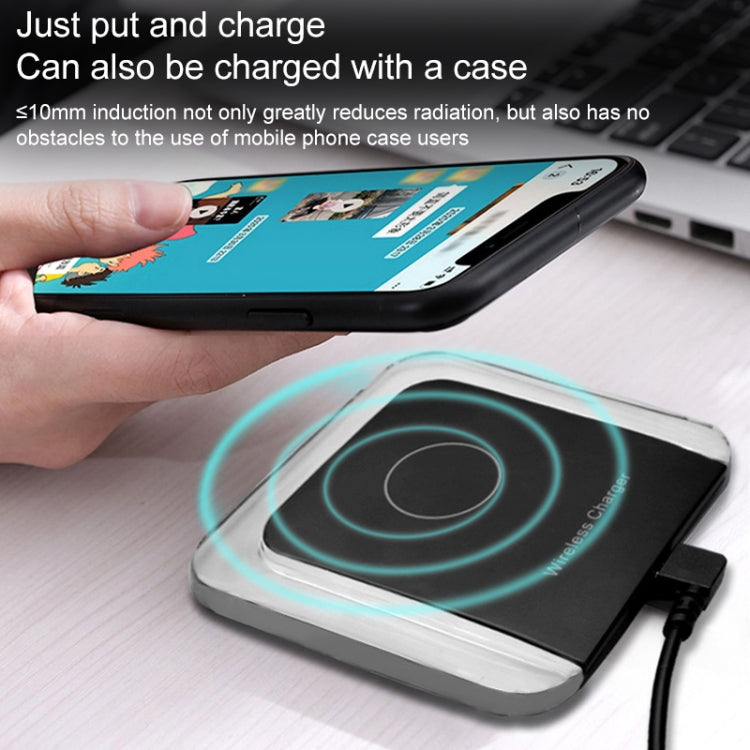 A9191 10W 3 in 1 Multifunctional Vertical Wireless Charger(Black)