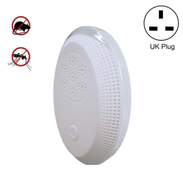 Ultrasonic Mosquito Rat Repellent Night Light, Specification: UK Plug(Pearl White) - Repellents by PMC TechLife | Online Shopping South Africa | PMC TechLife | Buy Now Pay Later Mobicred