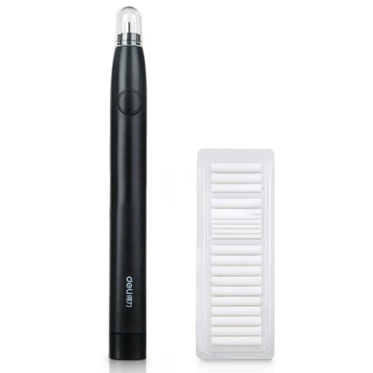 Deli 71107 Electric Eraser Art Can Replace The Core Rubber Core(Black Shell) - Eraser & Correction Tape by Deli | Online Shopping South Africa | PMC Jewellery | Buy Now Pay Later Mobicred