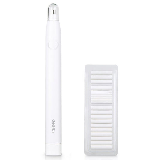 Deli 71107 Electric Eraser Art Can Replace The Core Rubber Core(White Shell) - Eraser & Correction Tape by Deli | Online Shopping South Africa | PMC Jewellery | Buy Now Pay Later Mobicred