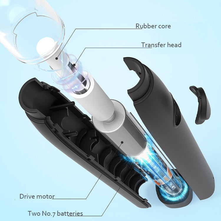 Deli 71107 Electric Eraser Art Can Replace The Core Rubber Core(White Shell)