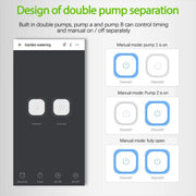 WD-01ADE WIFI Gardening Drip Irrigation Controller, Specification: Double Pump 15 Pots(AU Plug)