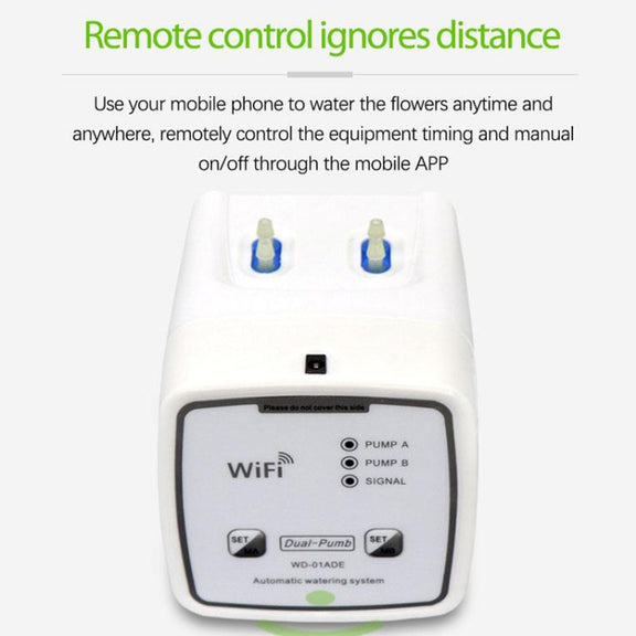 WD-01ADE WIFI Gardening Drip Irrigation Controller, Specification: Double Pump 15 Pots(AU Plug)