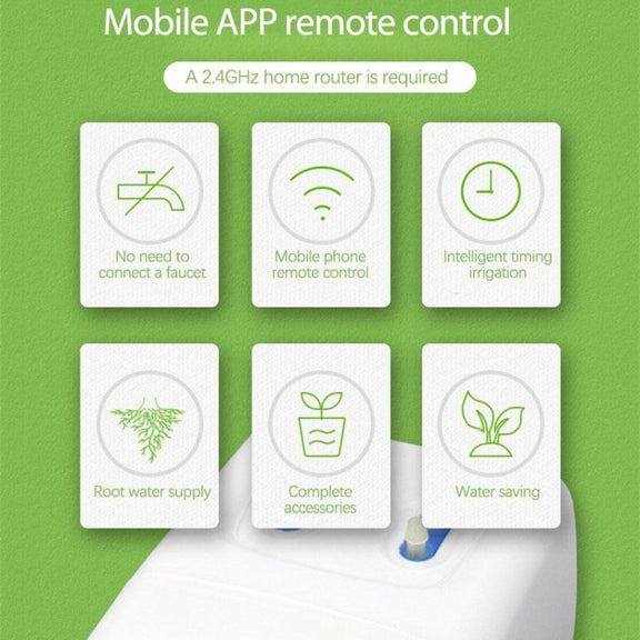 WD-01ADE WIFI Gardening Drip Irrigation Controller, Specification: Double Pump 15 Pots(AU Plug)