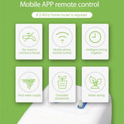 WD-01ADE WIFI Gardening Drip Irrigation Controller, Specification: Double Pump 20 Pots(US Plug)