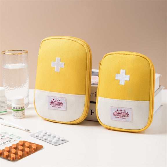Travel Home Portable Medical Bag, Color: Red Small