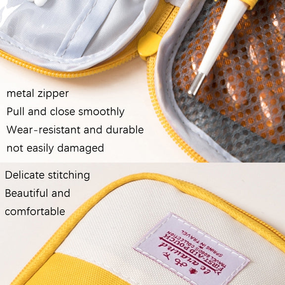 Travel Home Portable Medical Bag, Color: Blue Small