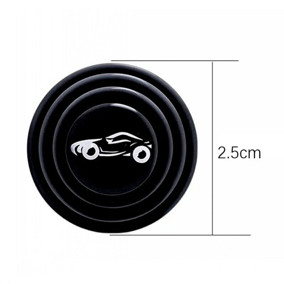 Car Door Anti-Collision Shock Pad, Color: Black With Sports Car Logo