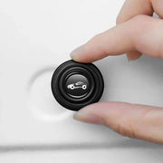 Car Door Anti-Collision Shock Pad, Color: Black With Sports Car Logo