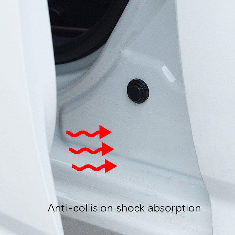 Car Door Anti-Collision Shock Pad, Color: Black With Sports Car Logo - Anti Collision Sticker by PMC TechLife | Online Shopping South Africa | PMC TechLife