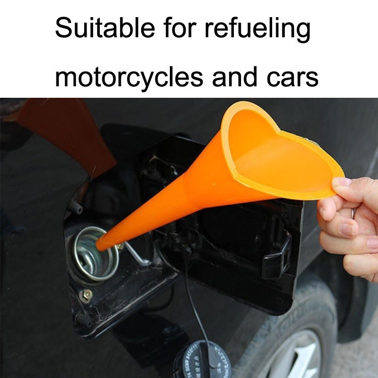 10 PCS Car Hands-Free Plastic Refueling Funnel(Orange) - free shipping - PMC TechLife - Order now!