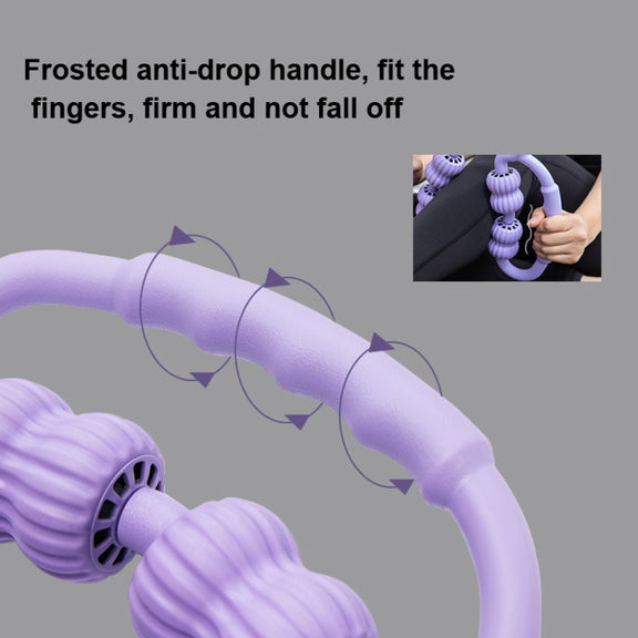 Ring-shaped Stovepipe Foam Roller Massage Roller(Random Color Deliver)